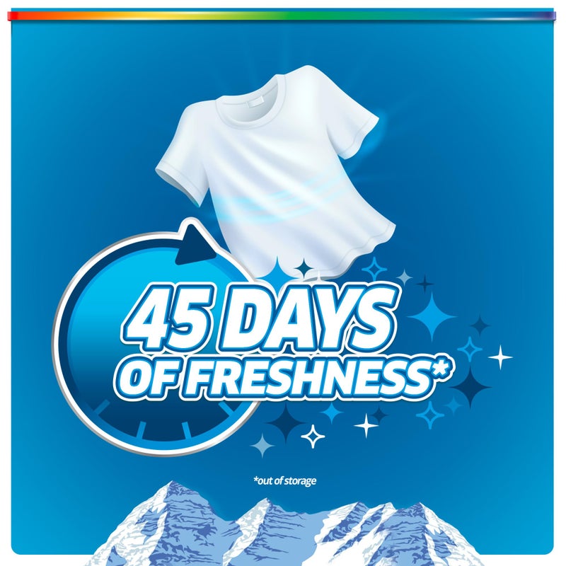Purex 4-in-1 Laundry Detergent Pacs, Mountain Breeze, 66 Count, Brightening and Whitening, Powerful Clean, Tough on Stains, Boost of Freshness - Image 4